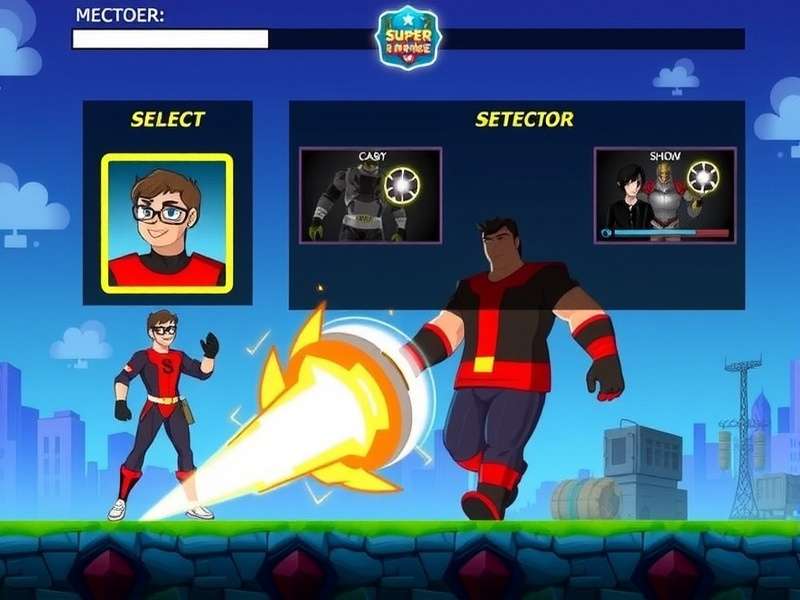 Super Charge Character Selection Screen